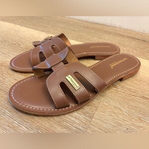 Les Tropeziennes Damia Sandal Slippers Flip Flop Women Brown Shoes Size 39